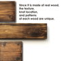 Hanah Home Raf271 Estantería de Pared de Madera Maciza